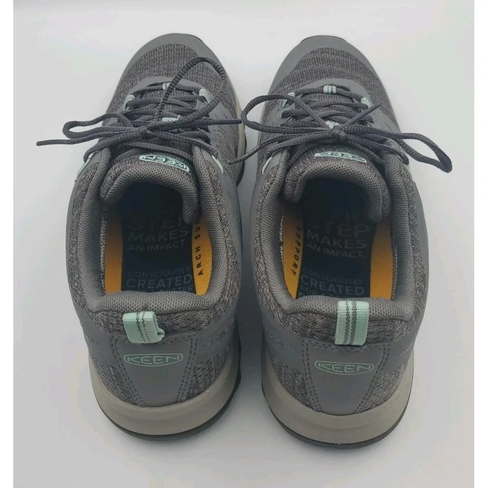 Keen Terradora II Womens Shoes Sz 9 Steel Gray Ocean Wave Waterproof